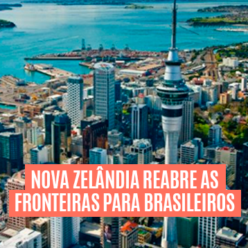 Nova Zelândia reabre as fronteiras para brasileiros